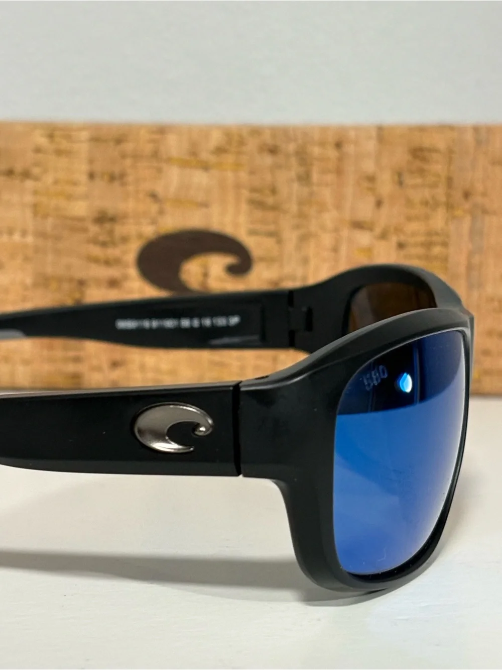 Costa Del Mar Clipperton Polarized Sunglasses - Matte Black / Blue Mirror (58mm)